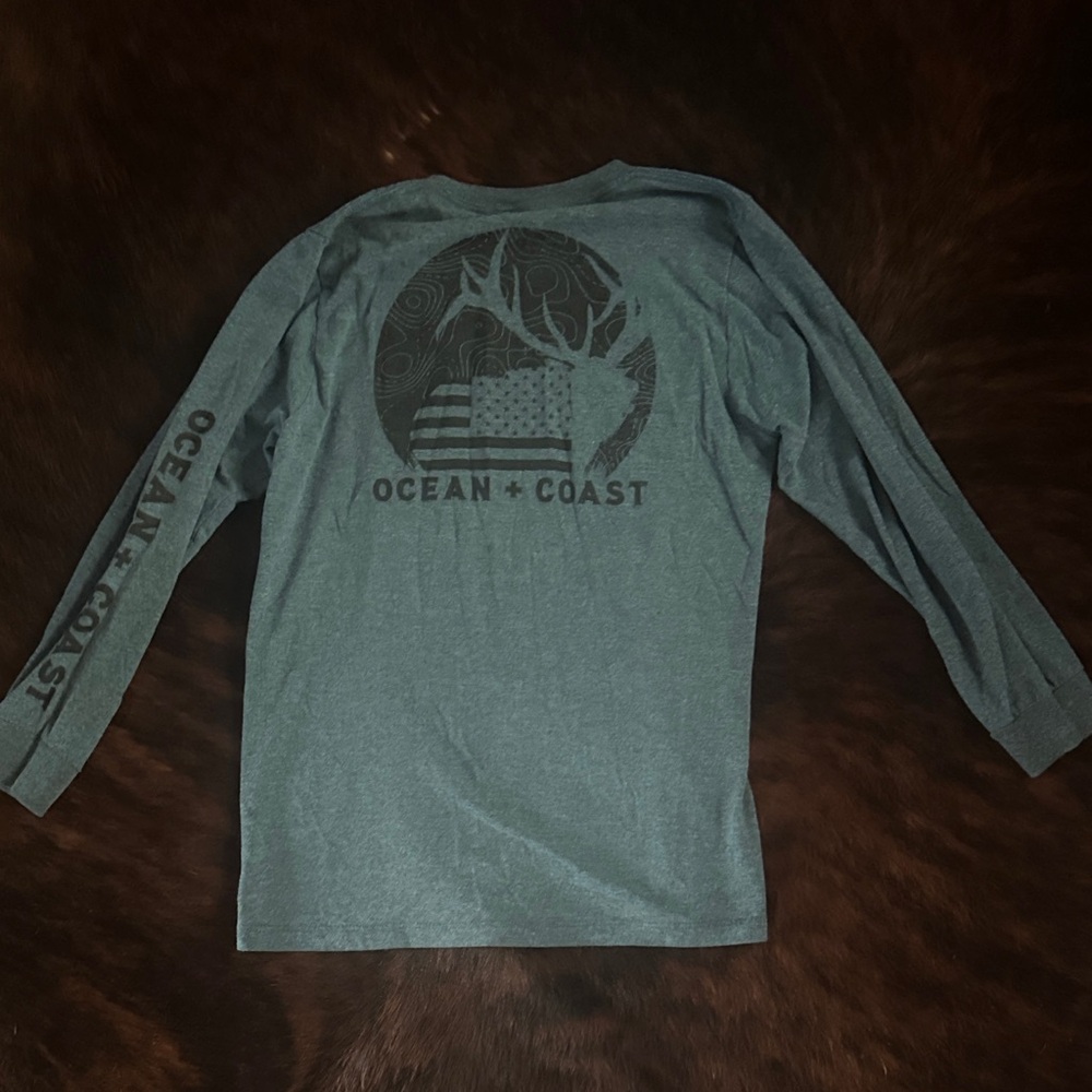 Ocean + Coast Kids Long Sleeve Tee - Gray